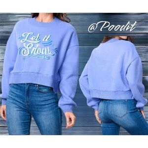 Let it snow sequin pull over S M L